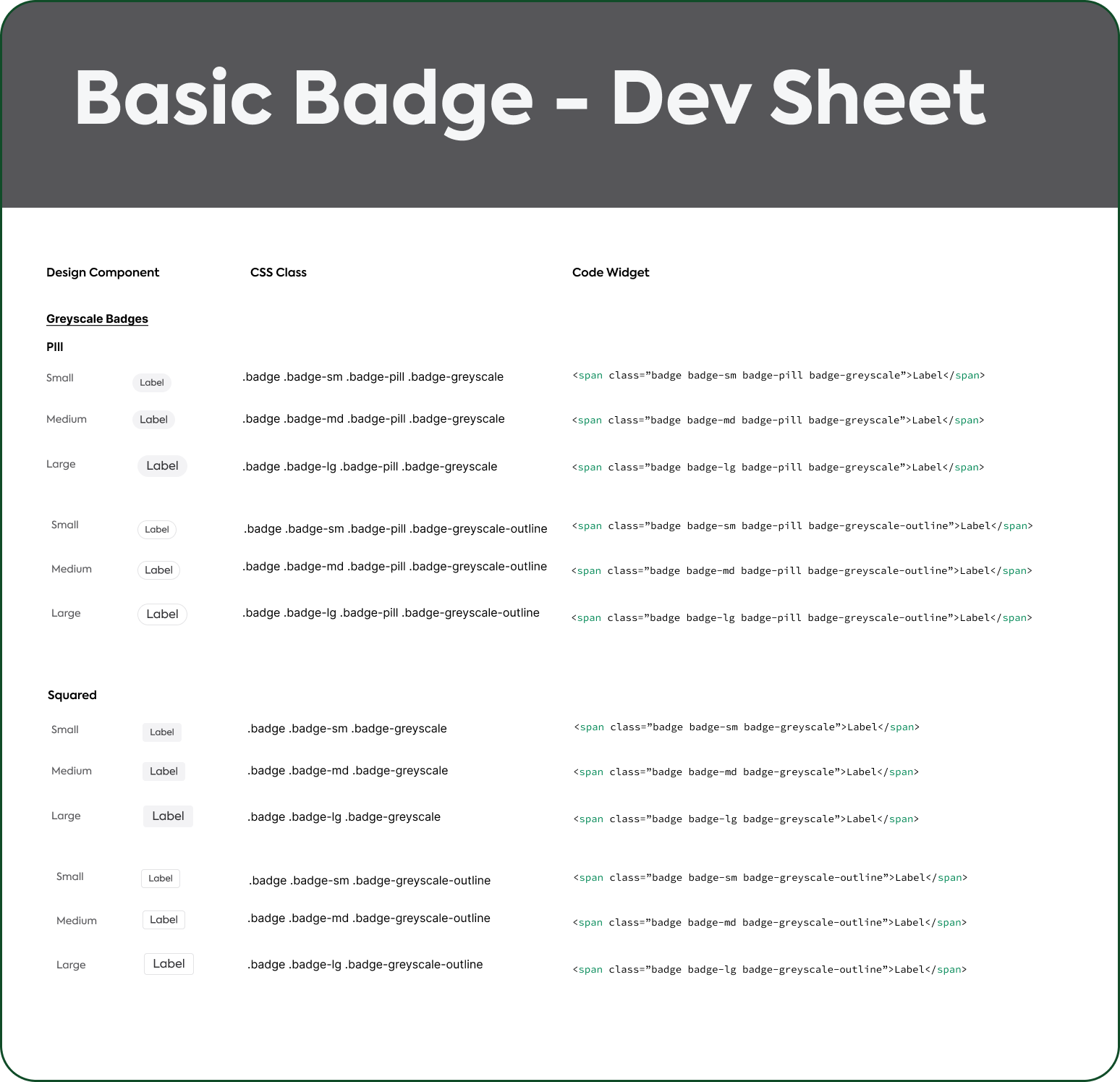 Badge Developer