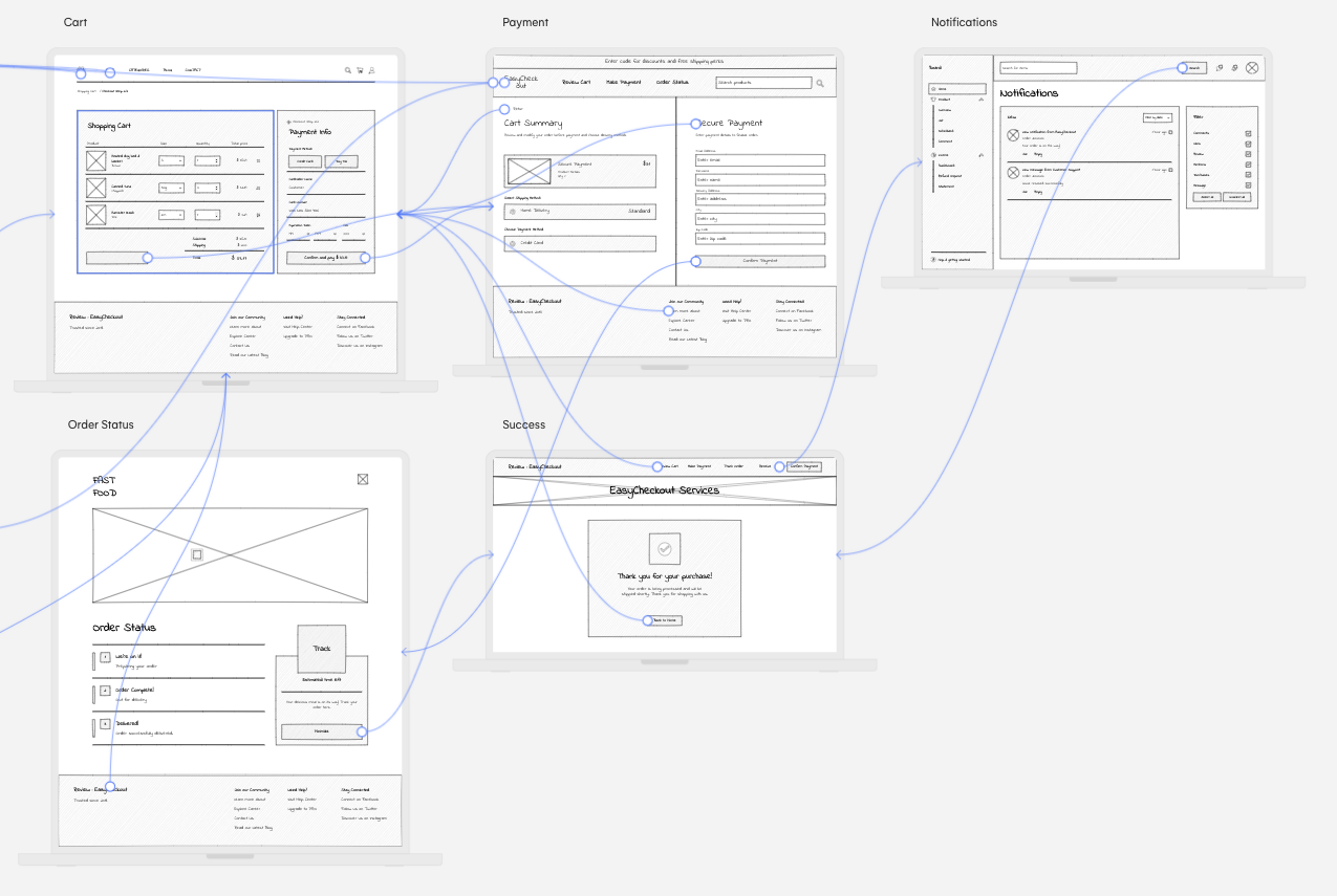 Web Low Fidelity Sketch